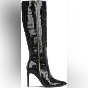 I.N.C. International Concepts Sabrinaa Zip Knee High Boots Wide Calf